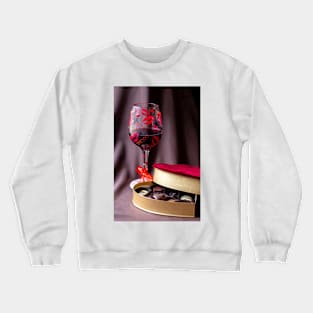 Chocolate and wine Crewneck Sweatshirt